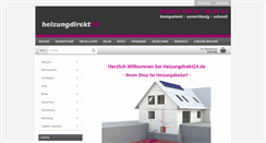 Desktop Screenshot of heizungdirekt24.de